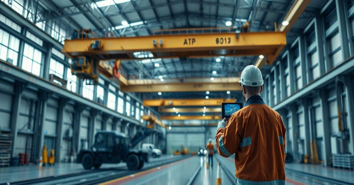 Controle Remoto para Ponte Rolante Industrial