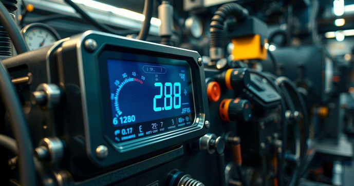 Controle com display inclinômetro otimiza precisão em medições industriais