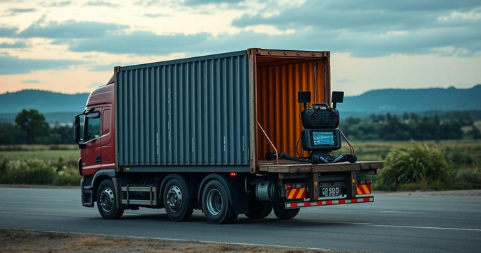 Controle remoto para caminhão de carga torna manobras mais seguras e eficientes