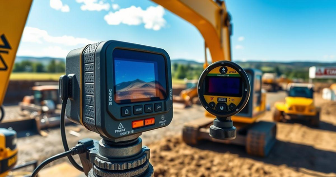 Inclinômetro para máquinas de construção: importância e funcionalidades